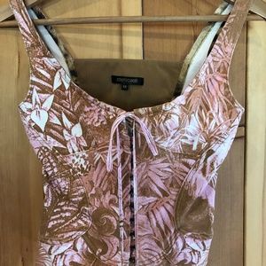 Roberto Cavalli Corset style top / tank XS